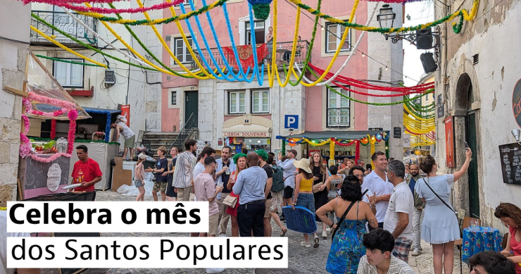 Celebra o mês dos Santos Populares