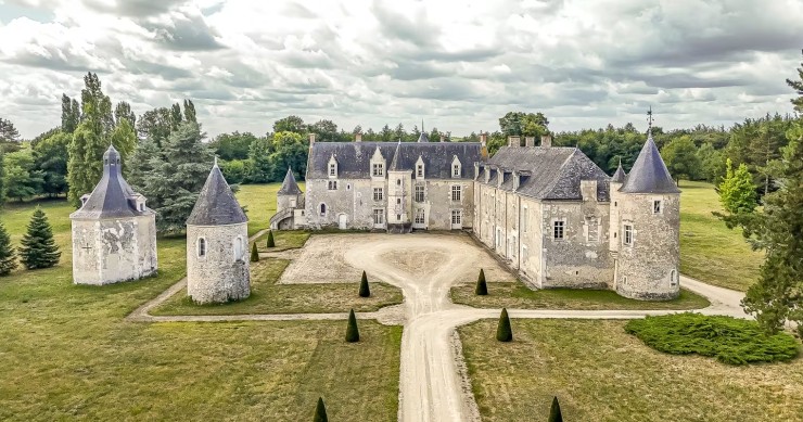 Castelo medieval em França
