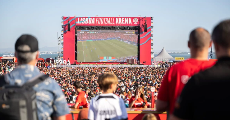 Ver o mundial ao ar livre