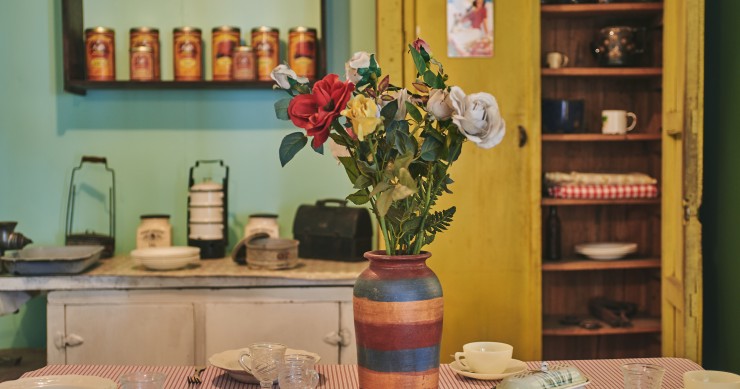 Architect transforms grandfather's kitchen.