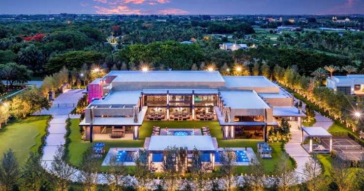 uma mansão de filme na Florida