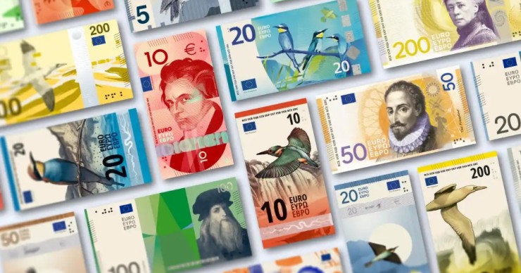 Novas notas Euro