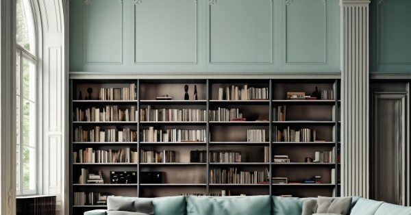 Biblioteca de luxo em casa: criar um espaço íntimo e inspirador