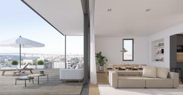 Comprar um T0 com vista para o rio Tejo (no LUMIA Lisbon Apartments) custa 250 mil euros