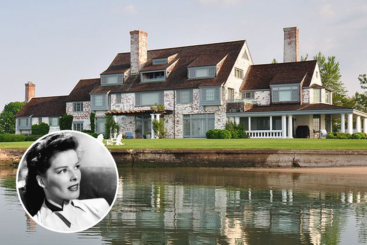 Casas de famosos casa de Katharine Hepburn está à venda por 20 milhões