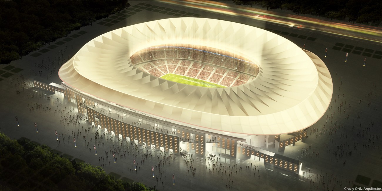 Assim será o novo estádio do Atlético de Madrid — idealista/news