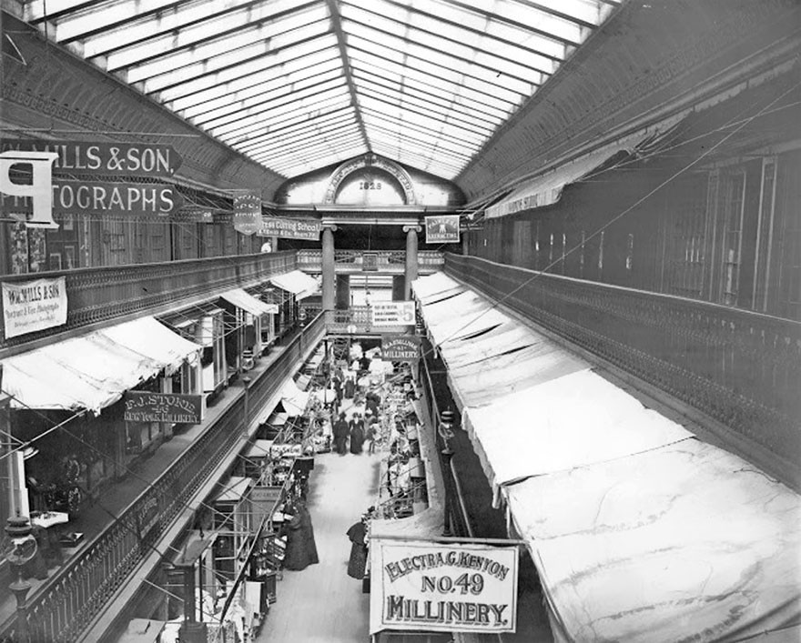 A transformação do mais antigo centro comercial dos EUA em micro