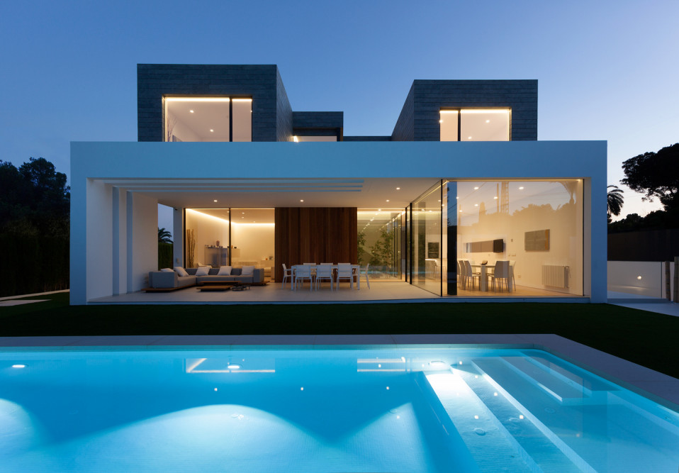 A casa fica em Valência, Espanha