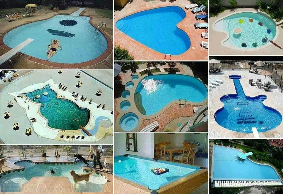 Piscinas para todos os gostos