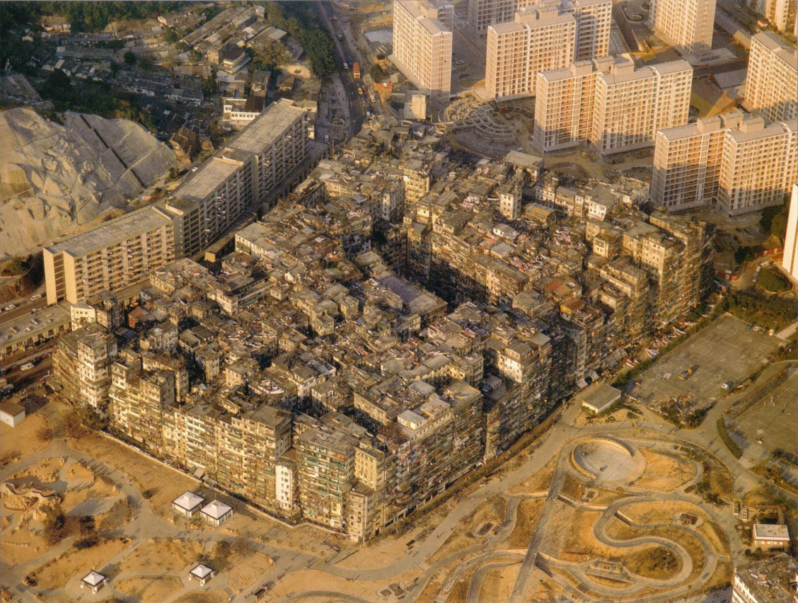 A cidade amuralhada de Kowloon