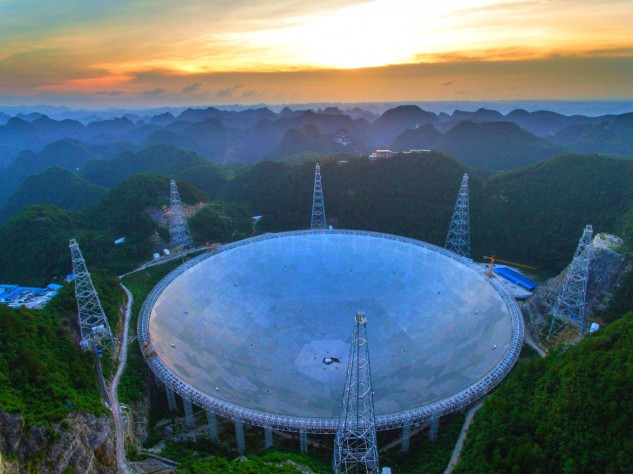 O maior radiotelescópio