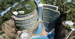 O primeiro hotel de luxo subterrâneo