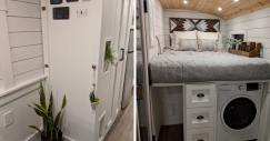 A entrada e o quarto