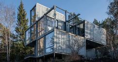 Casas pré-fabricadas com contentores