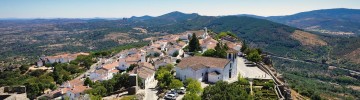 La vista dal castello di Marvão