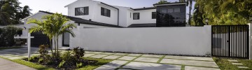 jardim com muro