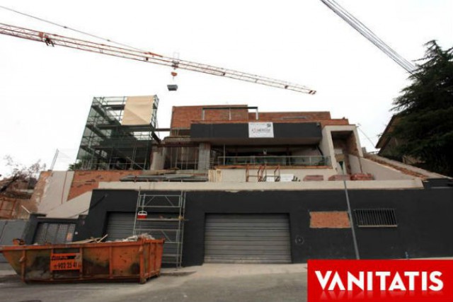 a nova casa de shakira e piqué ainda está em construção (fonte: vanitatis)