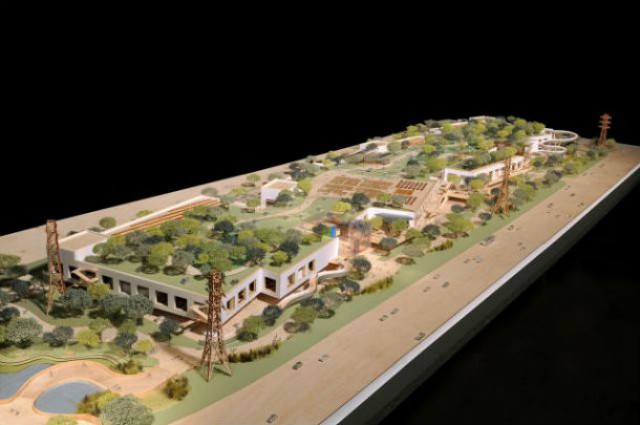 maquete do novo campus do facebook