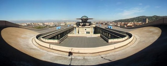 Esta pista de corridas em Turim (Itália) é um dos terraços mais impressionantes do planeta.