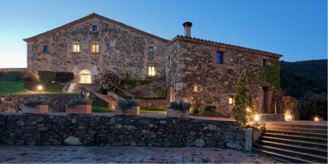O hotel está localizado no Parque Natural de Montseny,