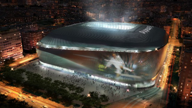 Vista panorâmica da "nova casa" do Real Madrid.