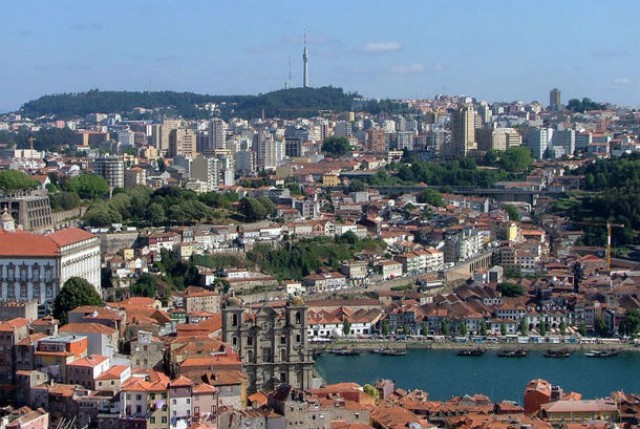 Vista panorâmica de Vila Nova de Gaia.
