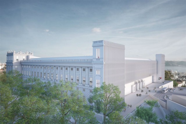Assim será o futuro Palácio Nacional da Ajuda (Foto: TSF).