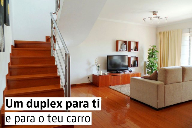 Um duplex para ti e para o teu carro