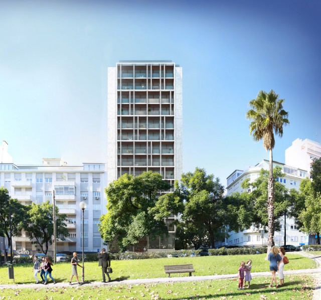 Este edifício da Rua Castilho, em Lisboa, foi comprado à Estamo por 12,5 milhões de euros. / Expresso