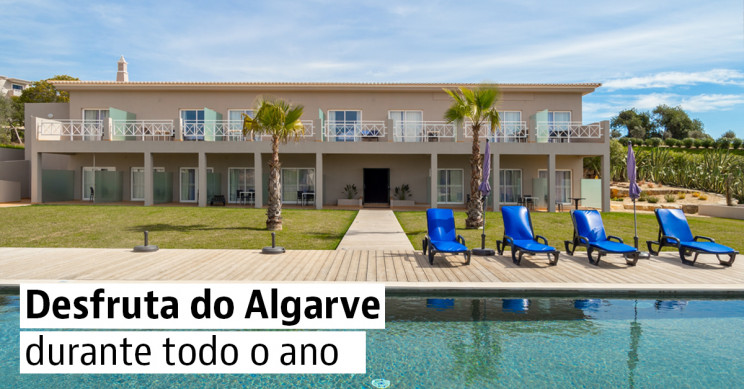 Casas de praia com piscina no Algarve