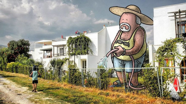 Toca a regar o jardim