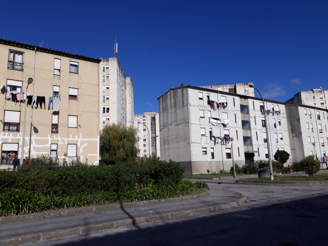 Bairro antes das obras de intervenção, que deverão estar concluídas dentro de 2 anos. / Câmara Municipal da Maia
