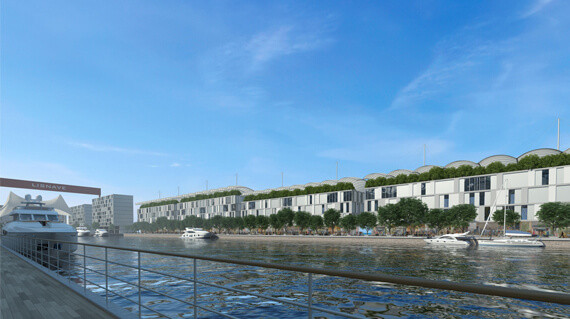 O projeto para a marina de Almada / www.lisbonsouthbay.com