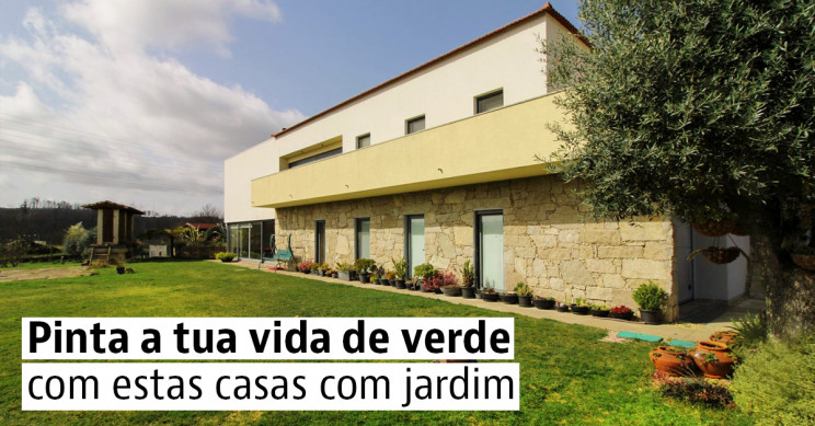 Casas com jardim a bons preços
