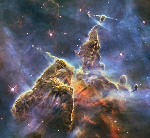 Nebulosa conhecida como 'Os Pilares da Criação'