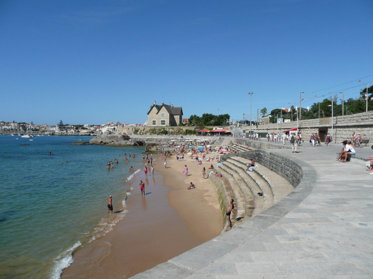 Praia do Estoril, no concelho de Cascais. / Flickr