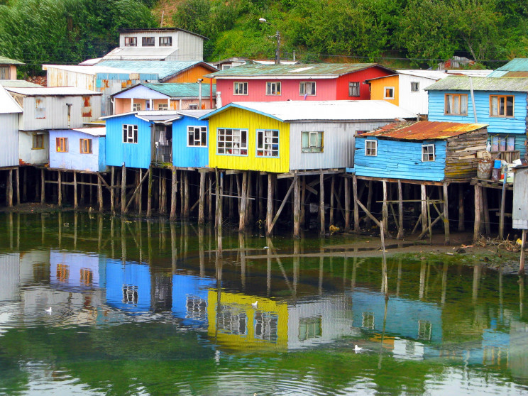Palafitas de Castro, no Chile