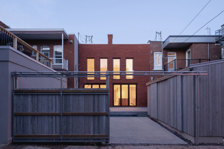 A casa encontra-se em Montreal, no Canadá