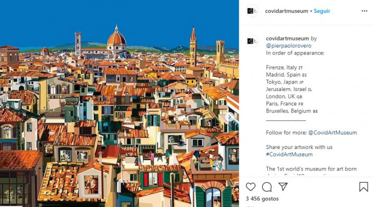 @covidartmuseum e © @pierpaolorovero