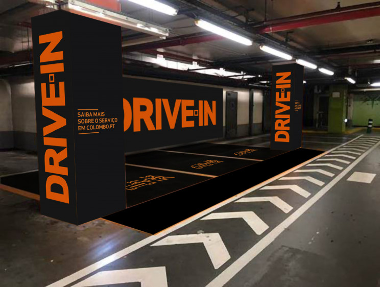 Exemplo do drive-in no centro comercial Colombo, em Lisboa / Sonae Sierra