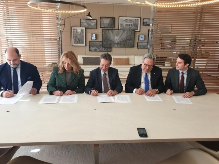 Assinatura da escritura de compra e venda da Herdade da Comporta, em novembro de 2019 / Vanguard Properties