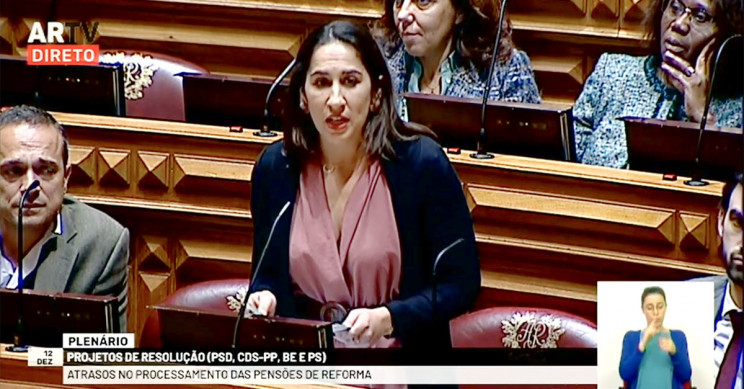 Marina Gonçalves, 32 anos, é atualmente deputada e e vice-presidente da bancada do PS. / ARTV