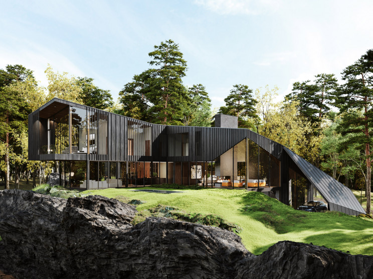 Exterior da casa / S3 Architecture/Corcoran Country Living