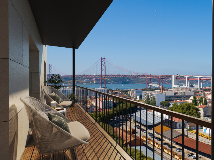 Projeto residencial “Alcântara Vista”, em Lisboa / Sugee Group