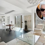 Karl Lagerfeld volta a pôr à venda o seu apartamento em Nova Iorque (fotos)