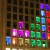 estudantes jogam tetris num prédio dos eua (vídeo)