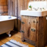 ideias de decoração para casas de banho rústicas e pequenas (fotos)