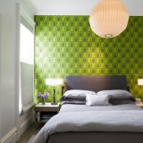 Ideias para decorar quartos com papel de parede (fotos)