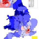 Radiografia do dia: Preço das casas no Reino Unido face a 2007/2008 