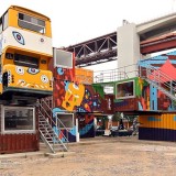 Village Underground Lisboa: trabalhar em escritórios que são contentores ou autocarros por 150 euros (vídeo) 